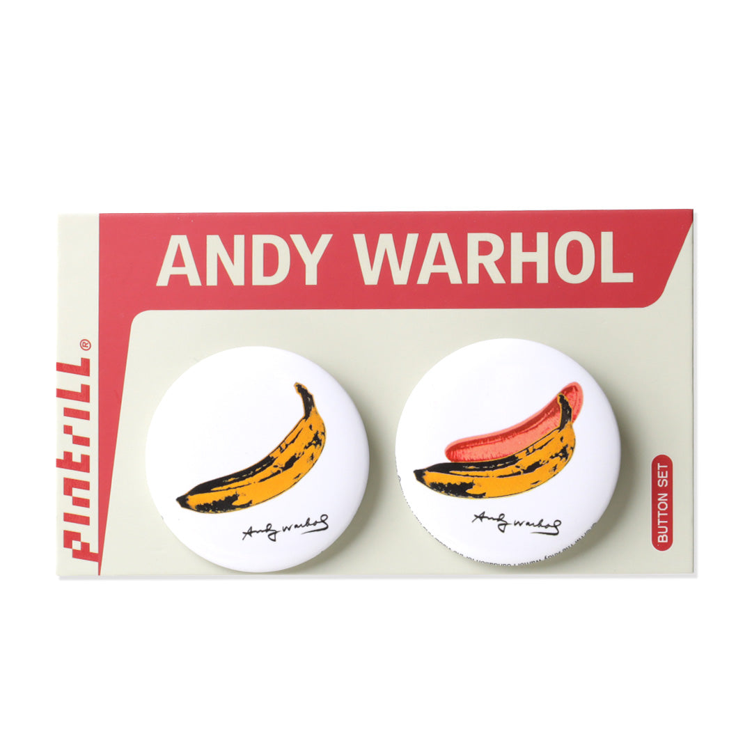 Andy Warhol Bananas Button Set