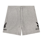 PLAYBOY Men's Double Bunny Sweat Shorts