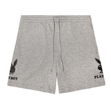 PLAYBOY Men's Double Bunny Sweat Shorts