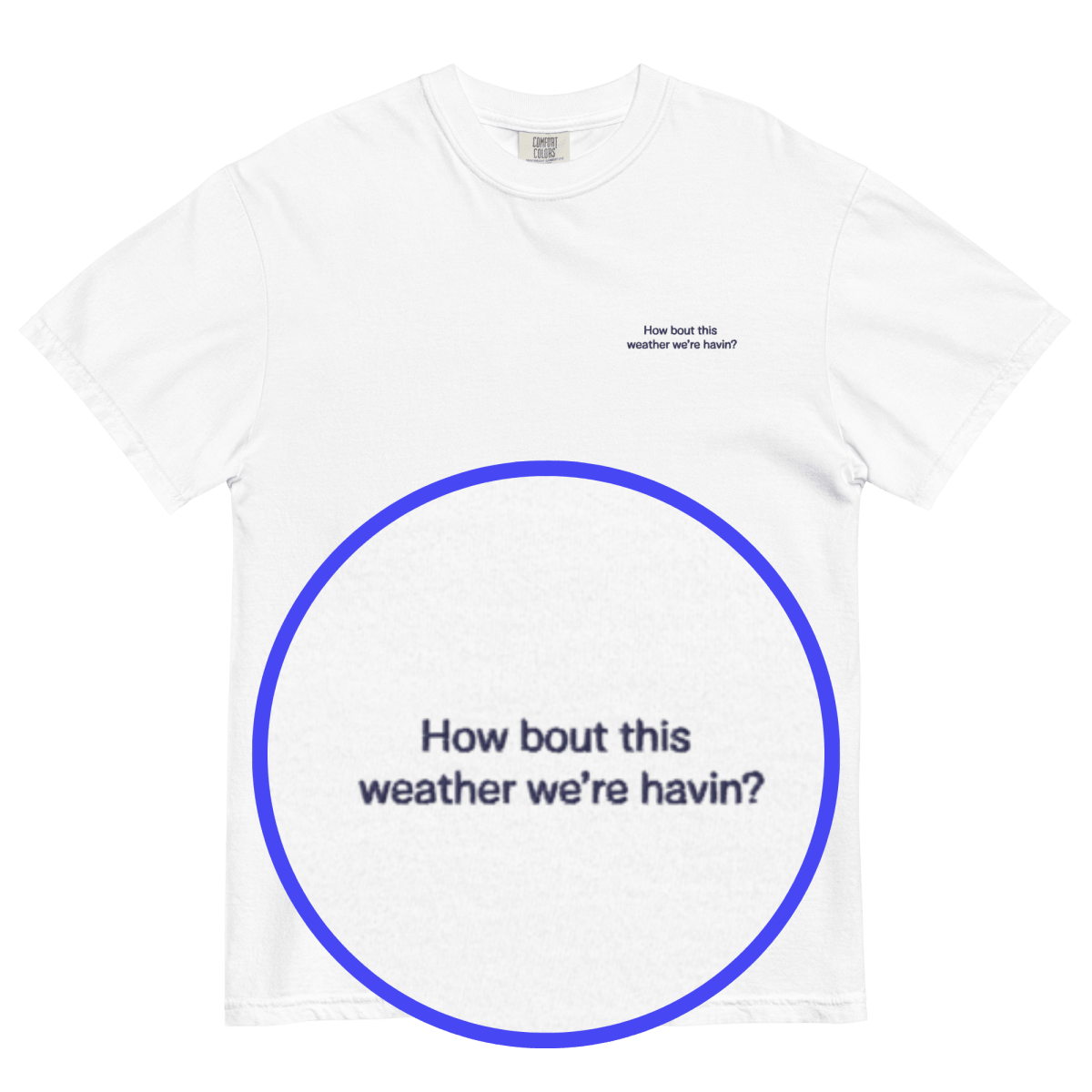 How Bout This Weather We're Havin Embroidered Shirt