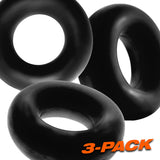 Oxballs Fat Willy Jumbo Cock Ring (3 pack) - Black