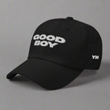 Good Boy Dad Hat by YES HOMO - Black
