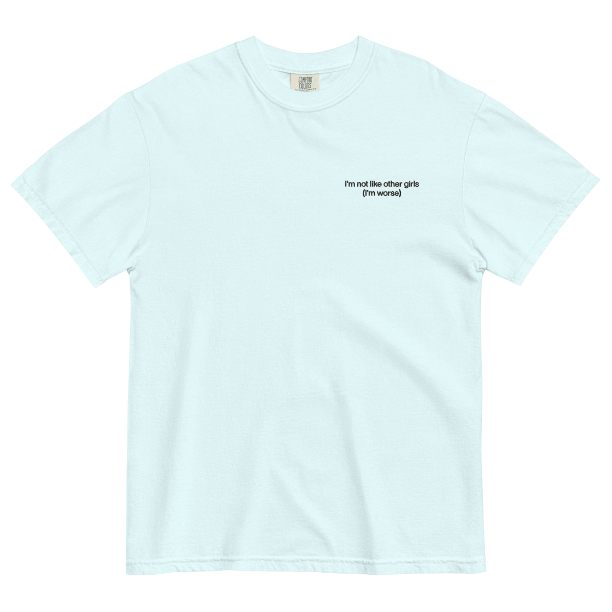 I'm Not Like the Other Girls Embroidered Shirt
