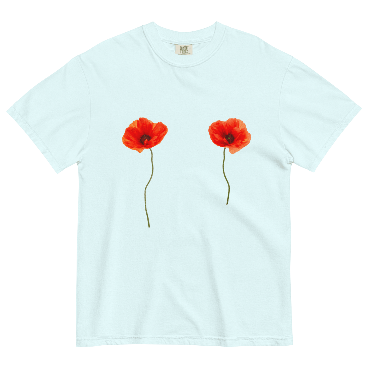 Poppy Flower Tits Shirt