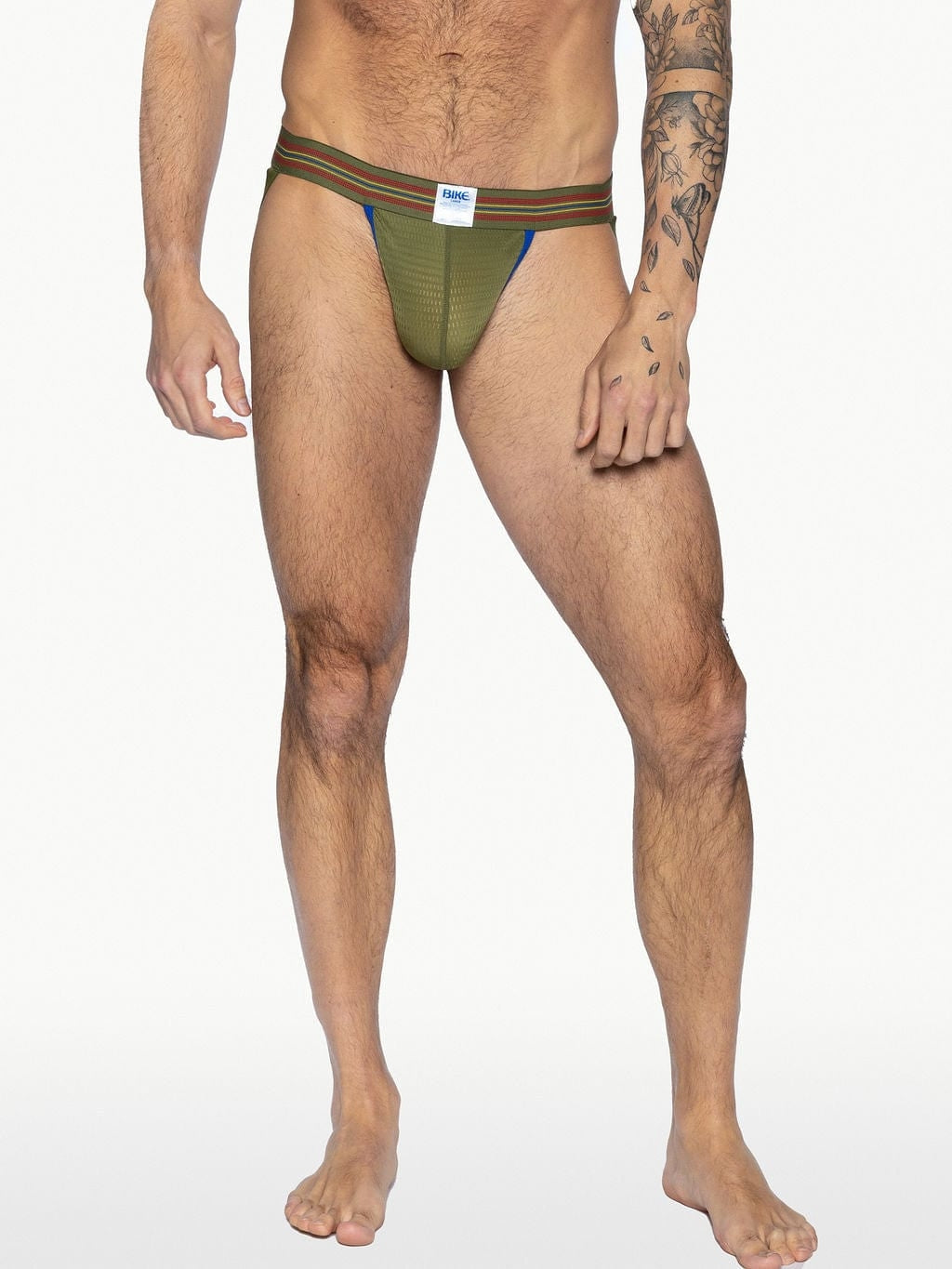 BIKE Mesh Jockstrap - Olive