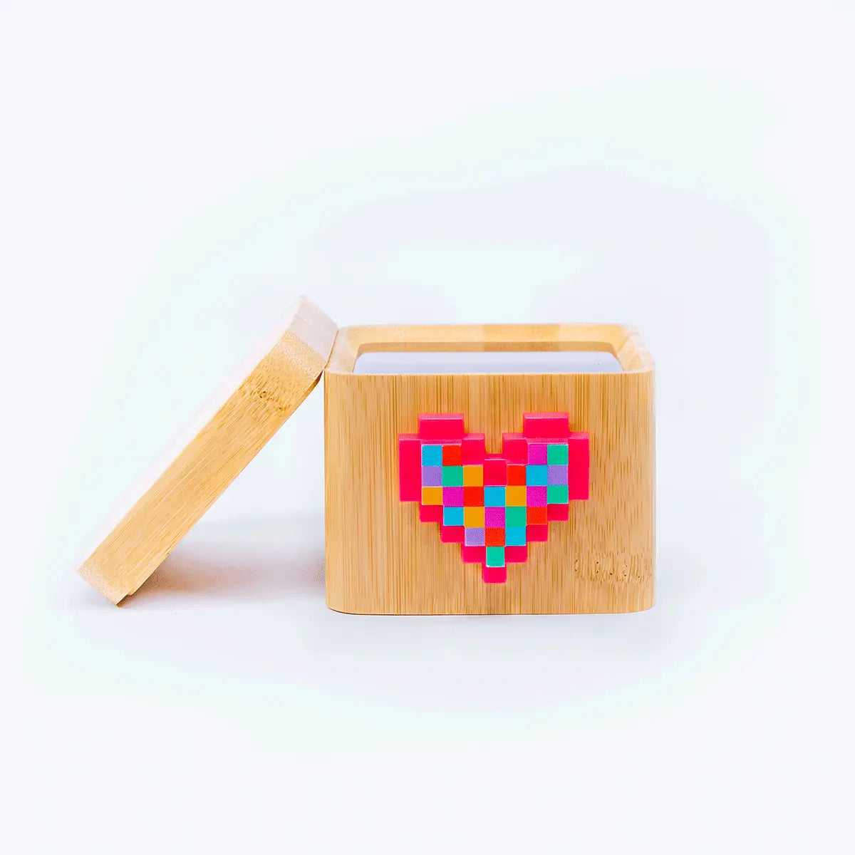 Lovebox Color & Photo - Rainbow Pixel Heart