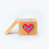 Lovebox Color & Photo - Rainbow Pixel Heart