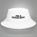 I'm A Good Boy Bucket Hat by YES HOMO in White