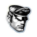 Kake Headshot by Tom of Finland die-cut sticker