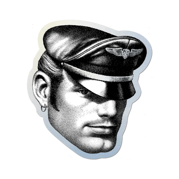 Kake Headshot by Tom of Finland die-cut sticker