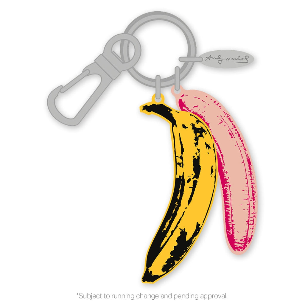 Andy Warhol Bananas Acrylic Keyclip