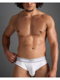 TEAMM8 New Classic Cotton Brief - White