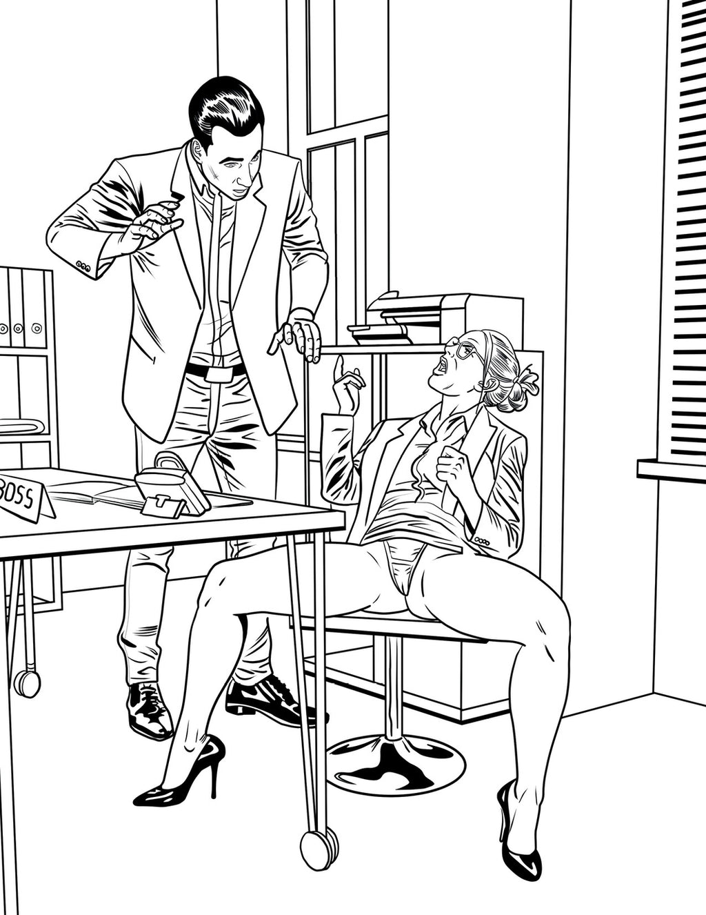 Milf P0rn Coloring Book