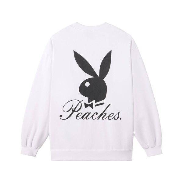 Playboy X Peaches Script Crewneck Sweatshirt