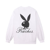 Playboy X Peaches Script Crewneck Sweatshirt