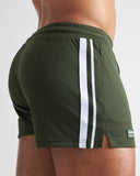 TEAMM8 S.S.C. Fraternity Mesh 3" Short - Forest Green