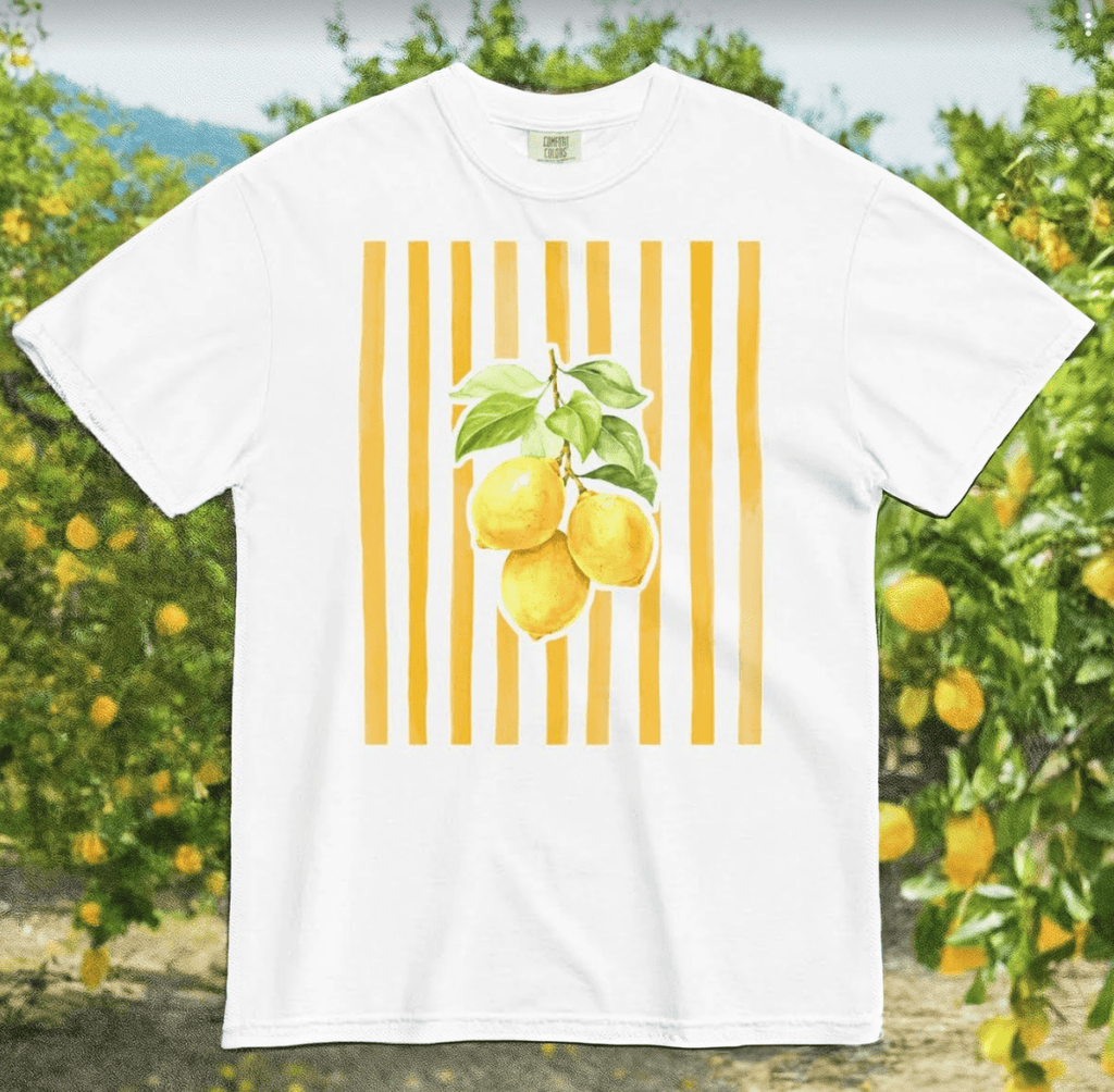 Lemons Striped Tee