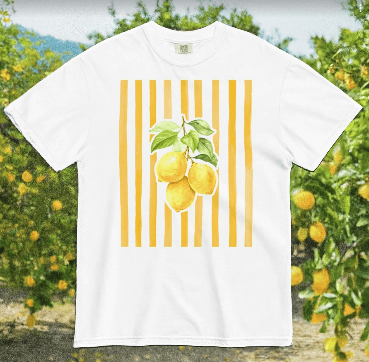 Lemons Striped Tee