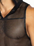 BIKE Hooded Sleeveless Practice Jersey - Black