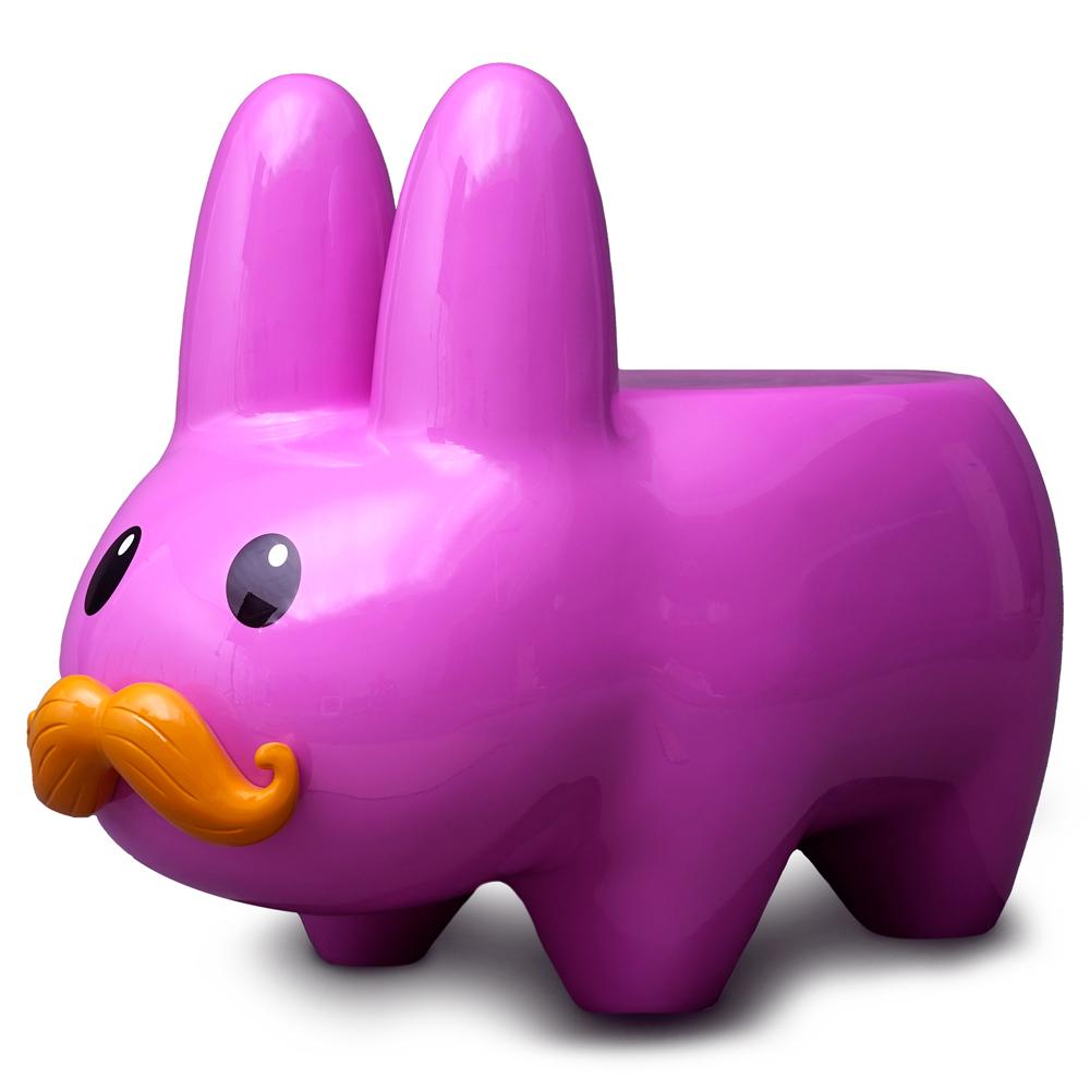 Kidrobot Art Giant Pink Stache Happy Labbit Stool