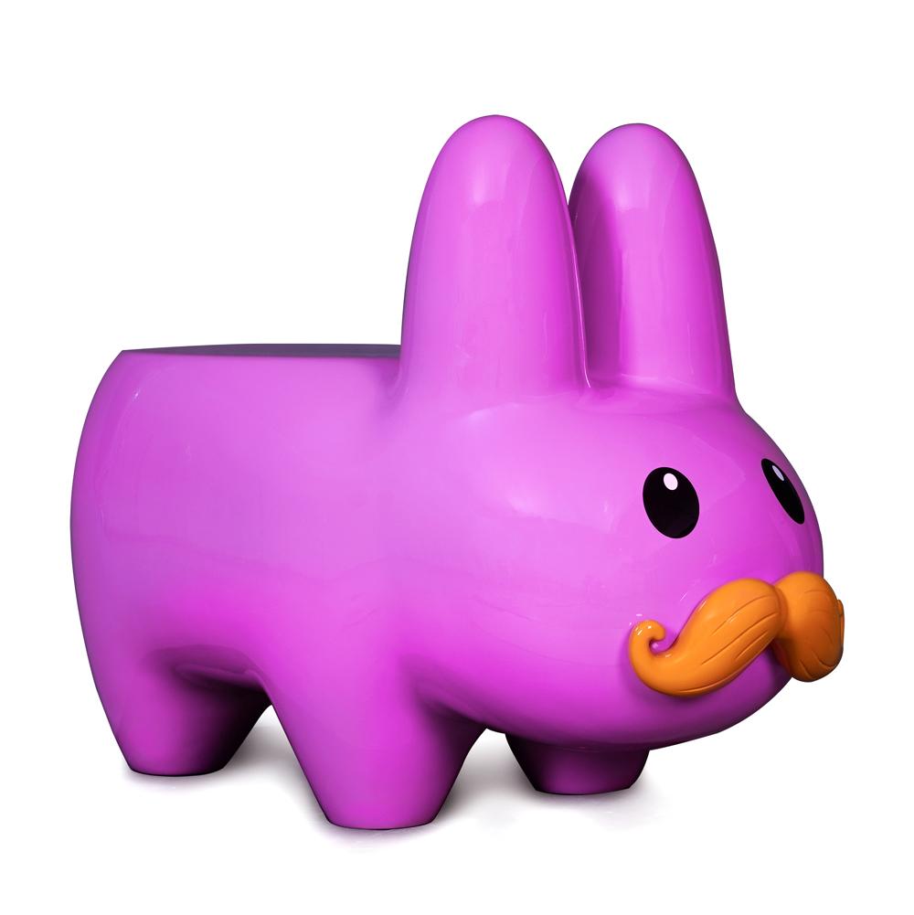 Kidrobot Art Giant Pink Stache Happy Labbit Stool