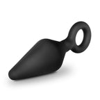 Anal Adventures Platinum Loop Black 5.25-Inch Anal Plug