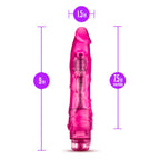 B Yours Vibe #1 Realistic Pink 9-Inch Long Vibrating Dildo