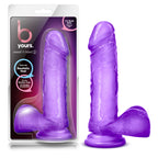 B Yours Sweet N' Hard 2 Realistic Purple 8-Inch Long Dildo