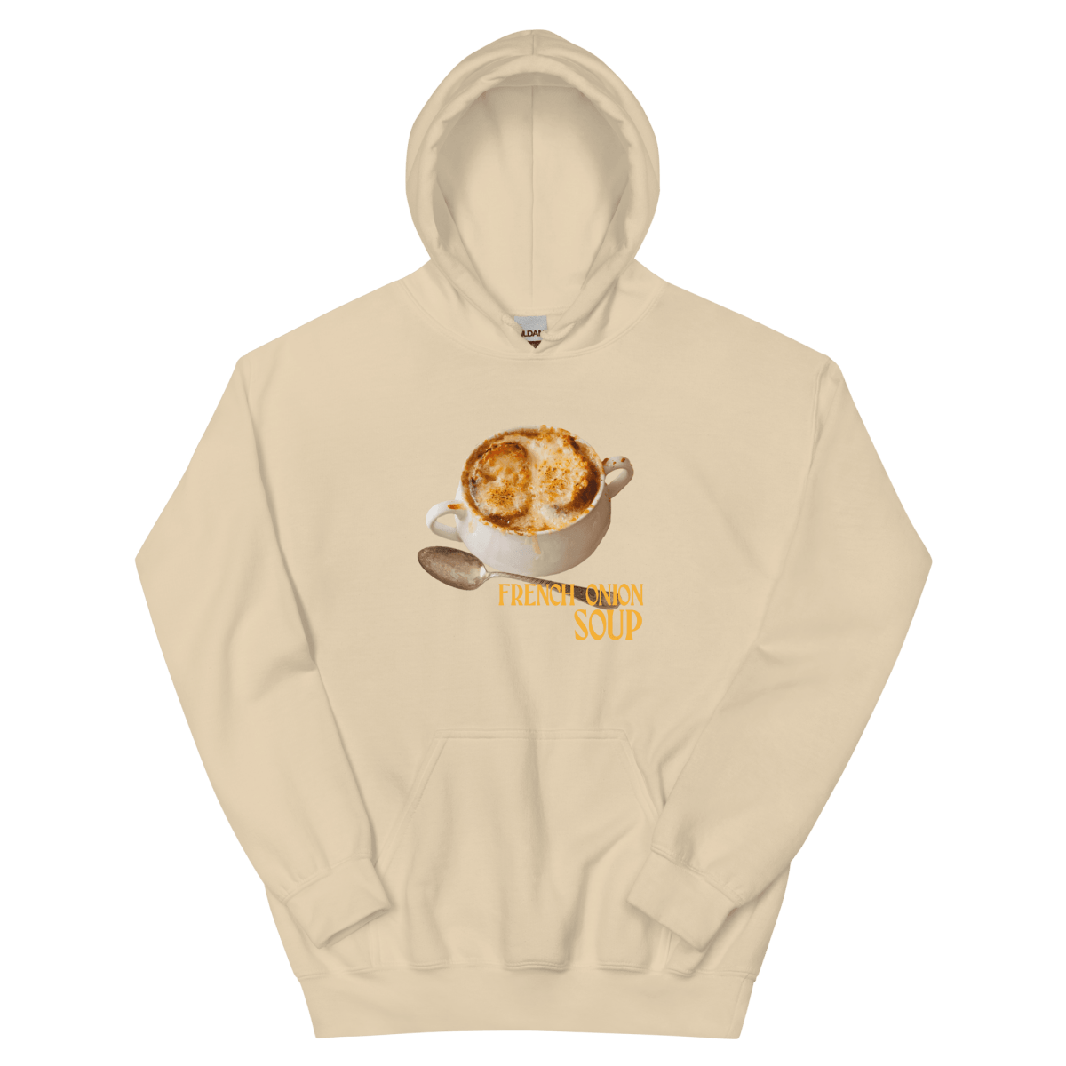 French Onion Soup Hoodie Sand