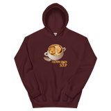 French Onion Soup Hoodie Maroon