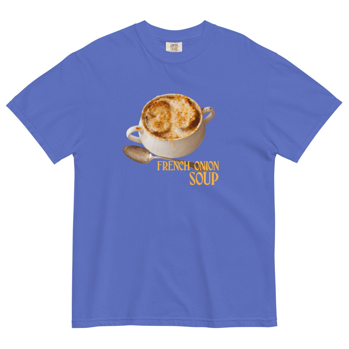 French Onion Soup T-Shirt Flo Blue