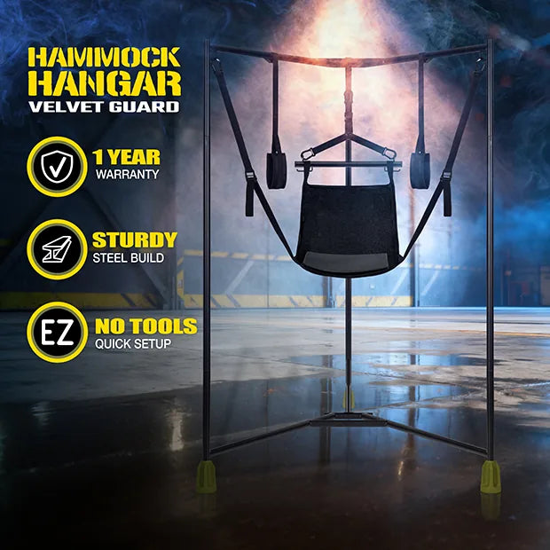 Fort Troff Hammock Hangar Velvet Sex Sling with Tri-Leg Frame