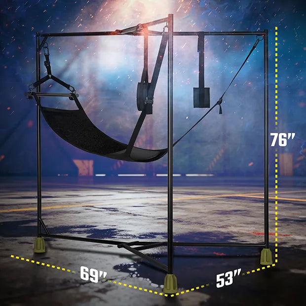 Fort Troff Hammock Hangar Velvet Sex Sling with Tri-Leg Frame