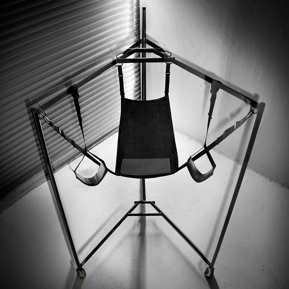Fort Troff Hammock Hangar Velvet Sex Sling with Tri-Leg Frame