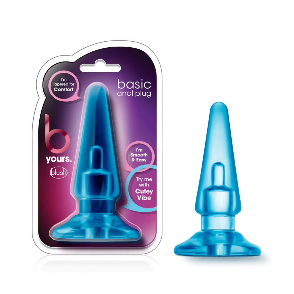 B yours basic blue 4-inch anal plug CULTUREEDIT B yours basic blue 4-inch anal plug CULTUREEDIT