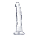 B Yours Plus Lust N’ Thrust Realistic Clear 7.5-Inch Long Dildo