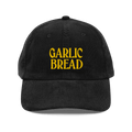 Garlic Bread Embroidered Corduroy Hat Black