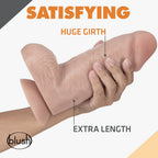 Dr. Skin Dr. Chubbs Realistic Vanilla 9.75-Inch Long Dildo
