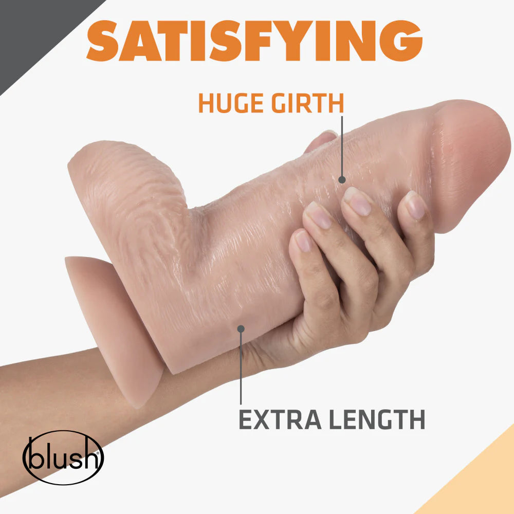 Dr. Skin Dr. Chubbs Realistic Vanilla 9.75-Inch Long Dildo