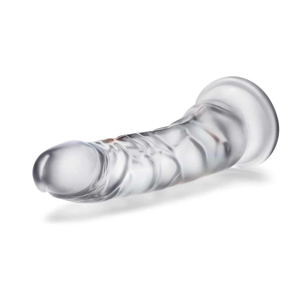 B Yours Diamond Glisten Realistic Clear 8.75-Inch Long Dildo