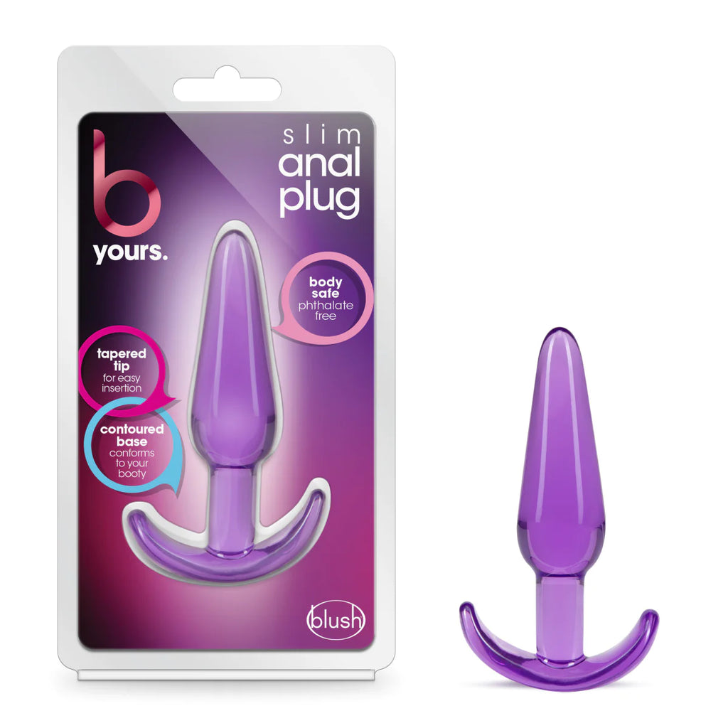 B yours slim blue 4.25-inch anal plug CULTUREEDIT B yours slim blue 4.25-inch anal plug CULTUREEDIT