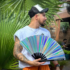 Disco Ball Holographic Fan