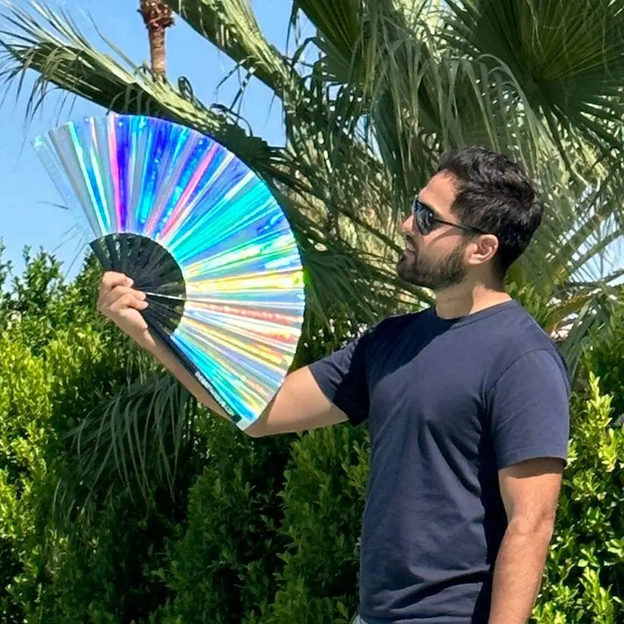 Disco Ball Holographic Fan