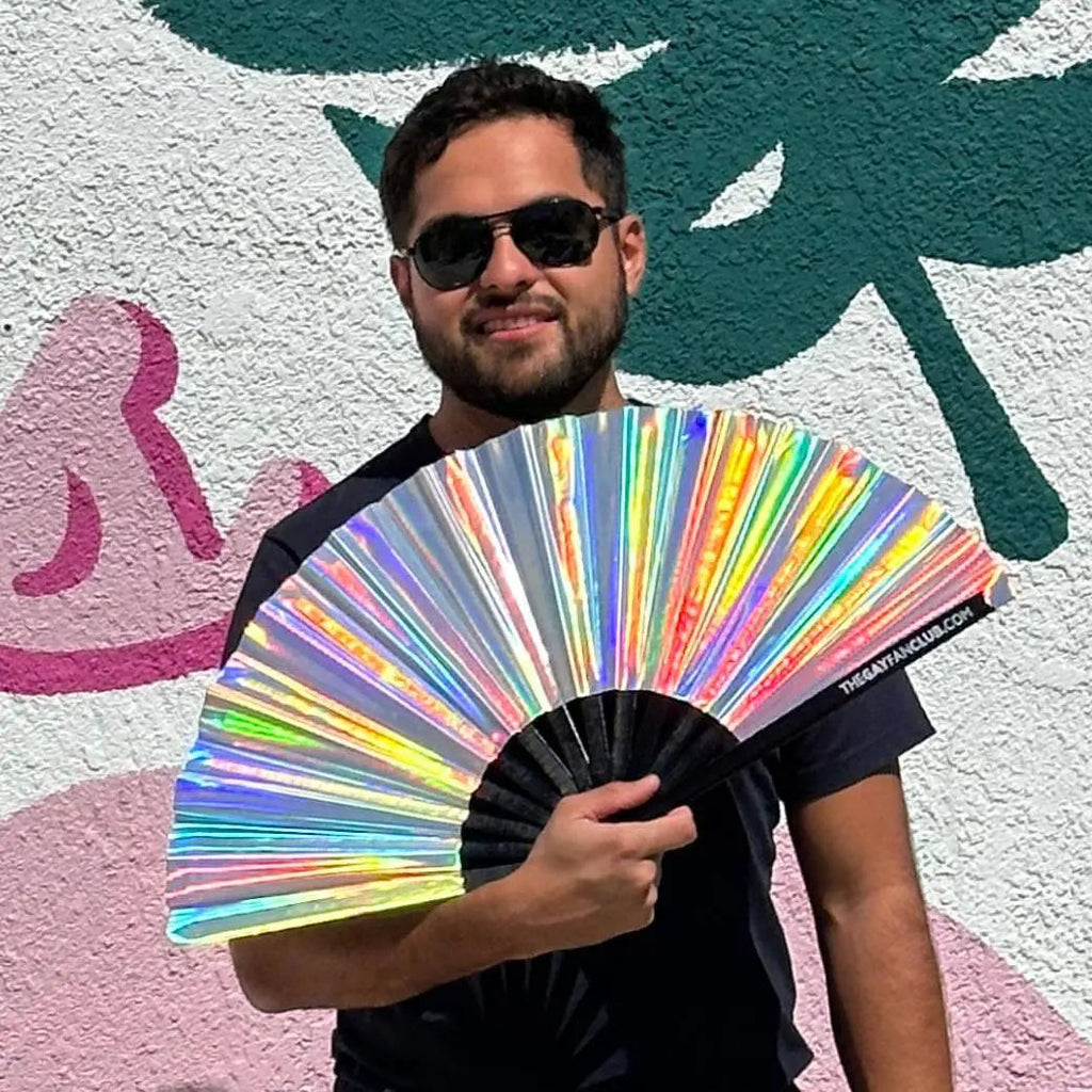 Disco Ball Holographic Fan