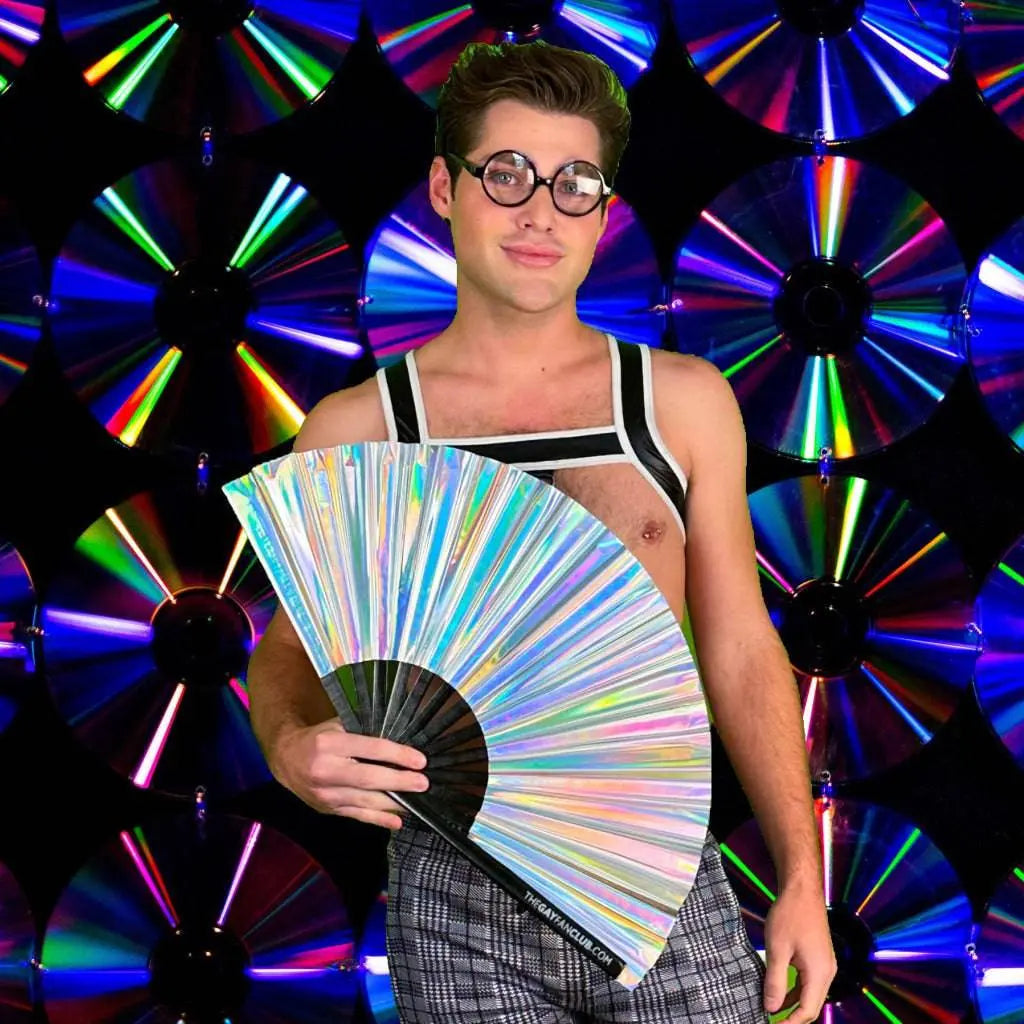 Disco Ball Holographic Fan