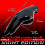 Oxballs Hand-Job Vibrating Cock Sheath - Night Edition