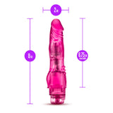 B Yours Vibe #4 Realistic Pink 8-Inch Long Vibrating Dildo