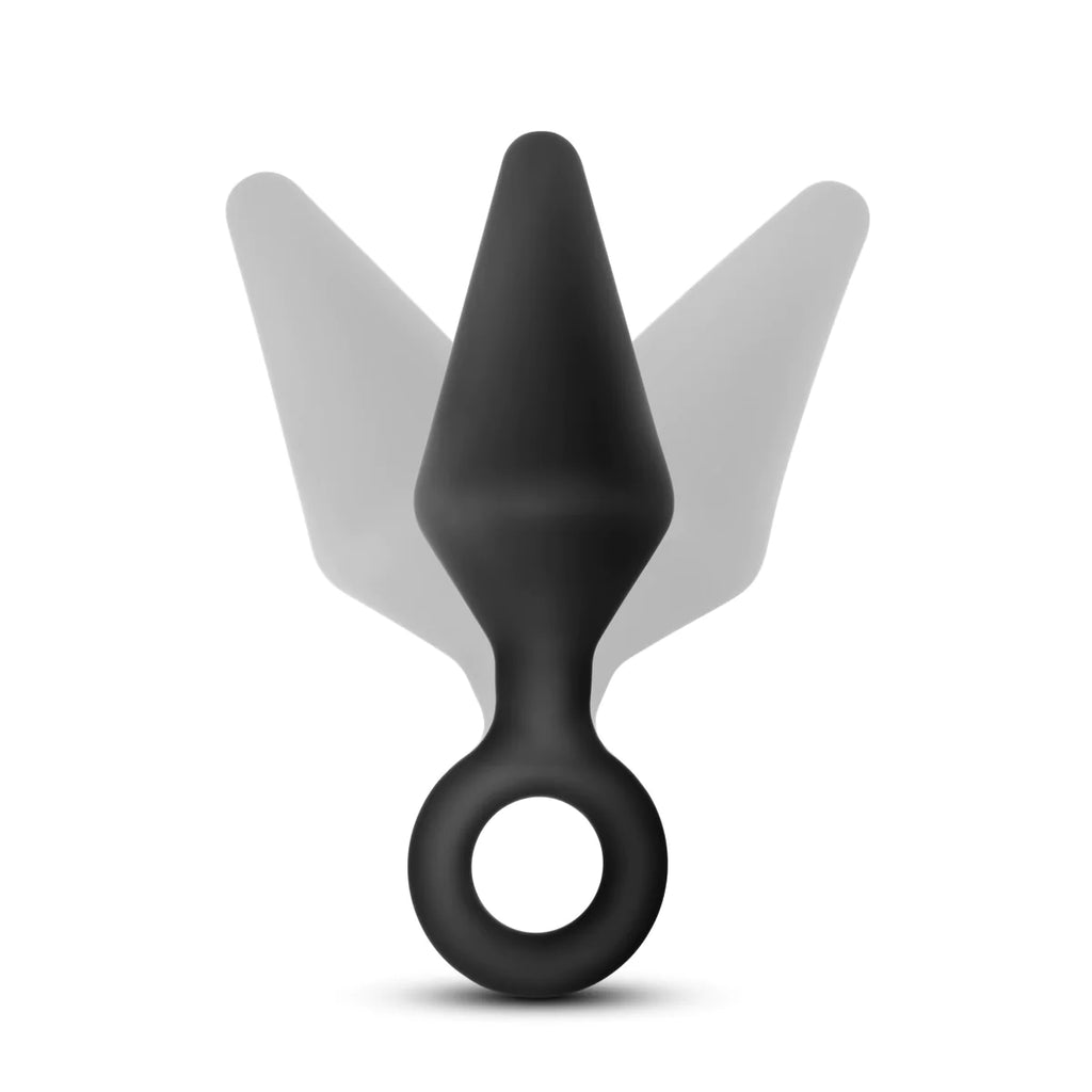 Anal Adventures Platinum Loop Black 5.25-Inch Anal Plug