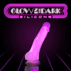Neo Elite Paradise Glow In The Dark Neon Pink 7.5-Inch Dildo
