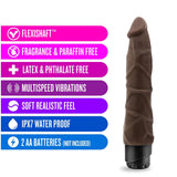 Dr. Skin Cock Vibe 1 Realistic Chocolate 9-Inch Long Vibrating Dildo